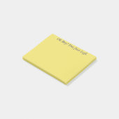 Oh! Sie gingen gerade weg Post-it Klebezettel (angewinkelt)