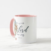 Oh, singe dem Herrn ein neues Lied. Vögel und Haus Tasse (Vorderseite Links)