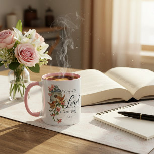 Oh, singt dem Herrn ein neues Lied. Vögel und Haus Tasse