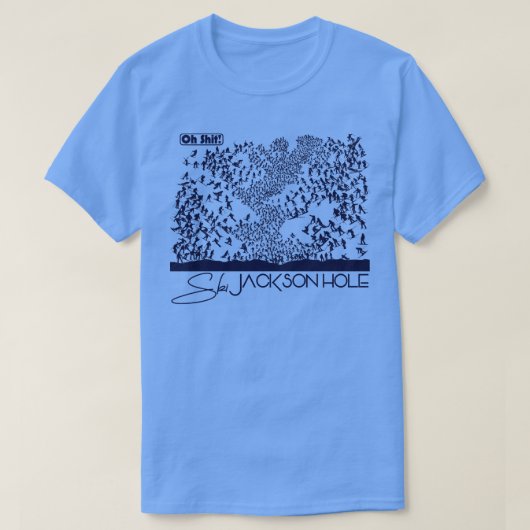 Oh Ski Jackson Hole T-Shirt (Design vorne)