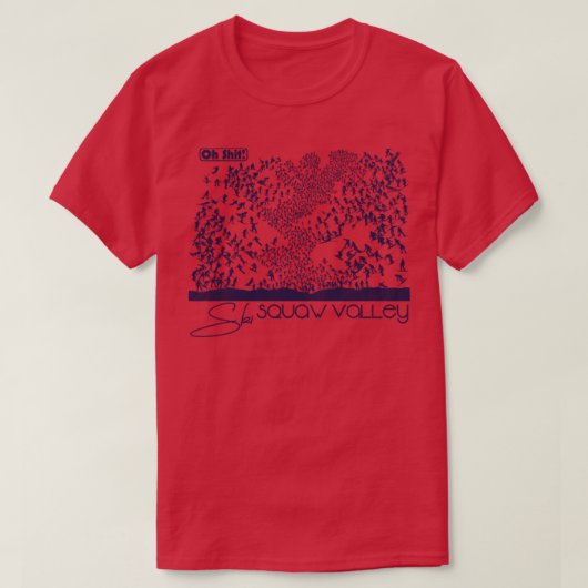 Oh Ski Squaw Valley T-Shirt (Design vorne)