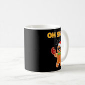 Oh Snap 67 Six Seven Meme Gingerbread Man Funny 67 Kaffeetasse (VorderseiteRechts)