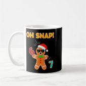 Oh Snap 67 Six Seven Meme Gingerbread Man Funny 67 Kaffeetasse (Links)
