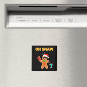 Oh Snap 67 Six Seven Meme Gingerbread Man Funny 67 Magnet (In Situ (Geschirrspüler))