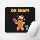 Oh Snap 67 Six Seven Meme Gingerbread Man Funny 67 Mousepad (Mit Mouse)
