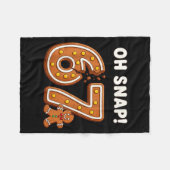 Oh Snap 67 Six Seven Meme Lebkuchenmann Lustig 67 Fleecedecke (Vorderseite (Horizontal))