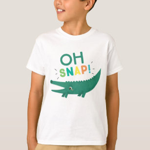 Oh Snap Alligator Krokodil Geburtstagskinder T - S T-Shirt