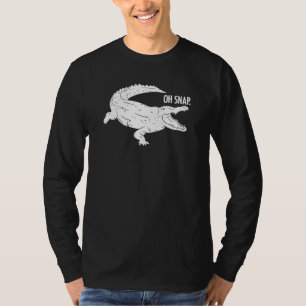 Oh Snap Alligator Krokodil Reptilien Wortspiel Her T-Shirt