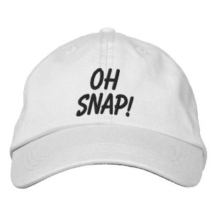 Oh Snap Bestickte Baseballkappe