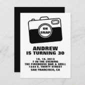 OH SNAP Birthday Einladung. Einladung (Vorne/Hinten)