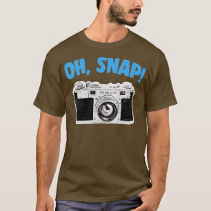 Oh Snap Camera Geek Geschenkdesign T-Shirt