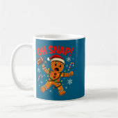 Oh Snap Christmas Gingerbread Funny Football Light Kaffeetasse (Links)
