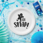 Oh Snap Cookie Xmas Pappteller (Party)
