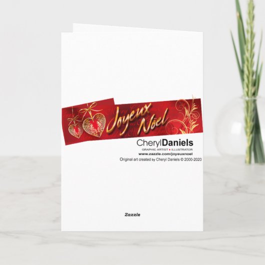 Oh, Snap! Feiertagskarte (Rückseite)