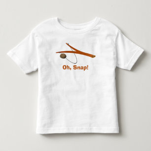 Oh, Snap! Feines Jersey T-Shirt für Kleinkinder