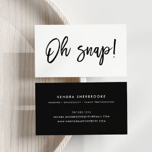 Oh Snap Fotograf Visitenkarte