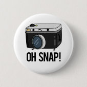 Oh Snap Funny Camera Pub Button (Vorderseite)