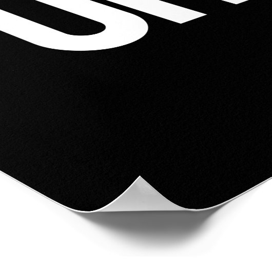 Oh Snap Funny Camera Pub Dark BG Poster (Ecke)