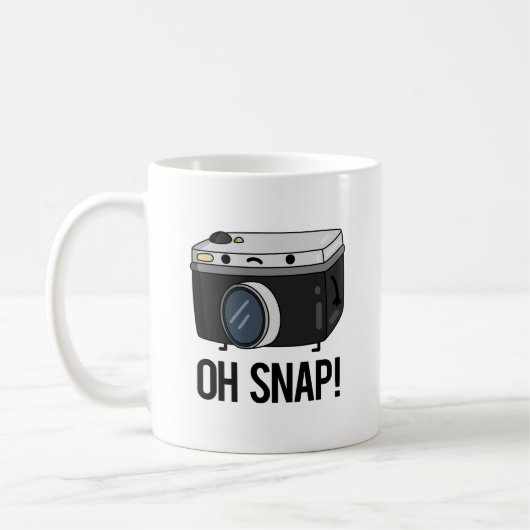 Oh Snap Funny Camera Pub Kaffeetasse (Links)