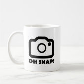 Oh Snap Funny Mug Kaffeetasse (Links)