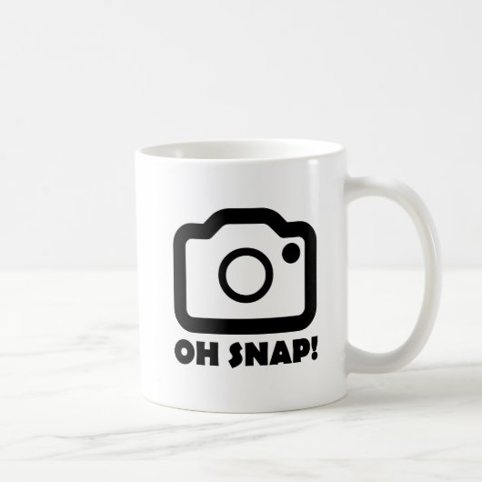 Oh Snap Funny Mug Kaffeetasse (Rechts)