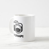 Oh Snap Funny Mug Kaffeetasse (Vorderseite Links)
