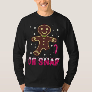 Oh Snap Funny Niedlicher Weihnachtsmann T-Shirt