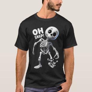 Oh Snap Gebrochene Bein Verletzung Gebrochene Knoc T-Shirt