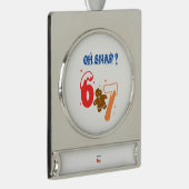 Oh Snap Gingerbread 67 Banner-Ornament Silber (Rechts)