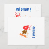 Oh Snap Gingerbread 67 Postkarte (Vorne/Hinten)