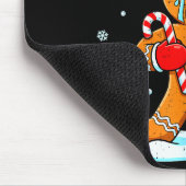 Oh Snap Gingerbread Christmas Xmas Cookie Baking H Mousepad (Ecke)