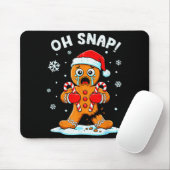 Oh Snap Gingerbread Christmas Xmas Cookie Baking H Mousepad (Mit Mouse)