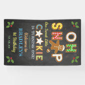 Oh Snap! Gingerbread Cookie Any Age Birthday Banner (Horizontal)