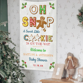 Oh Snap! Gingerbread Cookie Baby Shower Welcome Banner