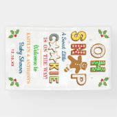 Oh Snap! Gingerbread Cookie Baby Shower Welcome Banner (Horizontal)