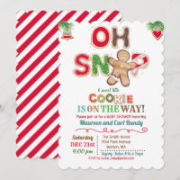 Oh Snap Gingerbread Cookie Kinderdusche Einladung