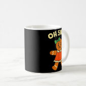 Oh Snap, Gingerbread Girl Cookie, Broken Leg, Funn Kaffeetasse (VorderseiteRechts)