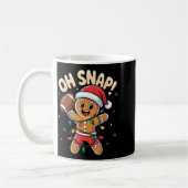 Oh Snap Gingerbread Man Christmas Football Kids Bo Kaffeetasse (Links)