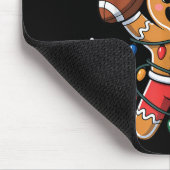Oh Snap Gingerbread Man Christmas Football Kids Bo Mousepad (Ecke)