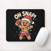 Oh Snap Gingerbread Man Christmas Football Kids Bo Mousepad (Mit Mouse)
