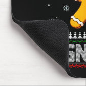 Oh Snap Gingerbread Man Cookie Baking Ugly Christm Mousepad (Ecke)