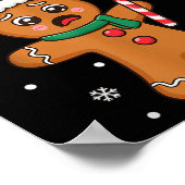 Oh Snap Gingerbread Mann für erwachsene Kinder Män Poster (Ecke)