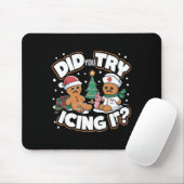 Oh Snap Gingerbread Mann Keks Hast du versucht, ic Mousepad (Mit Mouse)