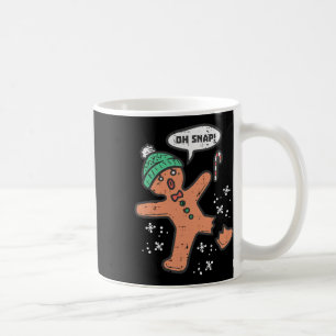 Oh Snap Gingerbread Mann Spaß Weihnachten Weihnach Kaffeetasse