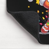 Oh Snap Gingerbreadman Xmas Golfer Golf Christmas Mousepad (Ecke)