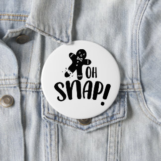 Oh Snap Holiday Button