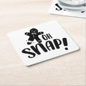 Oh Snap Holiday Rechteckiger Pappuntersetzer (angewinkelt)