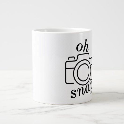Oh Snap - Jumbo-Tasse (Vorderseite)