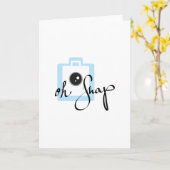 Oh, Snap-Kamera-Grafik Karte (Gelbe Blume)