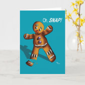 Oh, Snap! Karte (aquamarin) (Gelbe Blume)